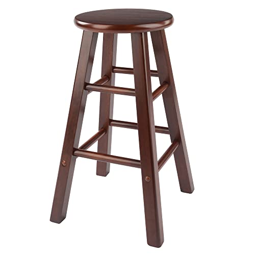 Winsome Wood Element Counter Stools, 2-Pc Set, Walnut, 24 #TOP7