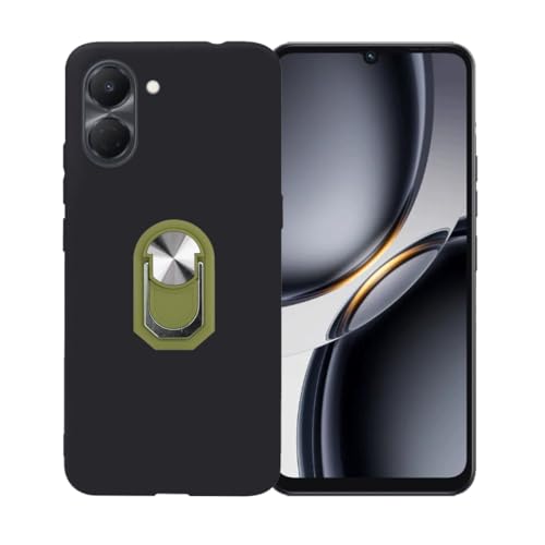 CongJiaLingXi�P�[�X�K�p ��Tecno Spark Go 3 (6.75") �����O�T�|�[�g�A�_�炩���V���R�[���V�F���̏_��ȃo���p�[�h�Ռ�TPU�ی�J�o�[�������,�O���[��