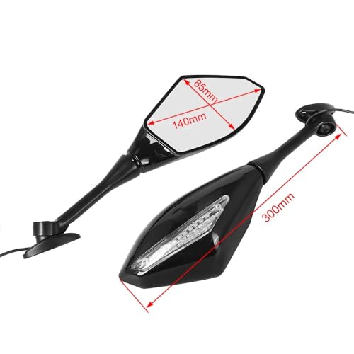 Rétroviseurs pour Moto CBR600RR avec éclairage intégré - 6