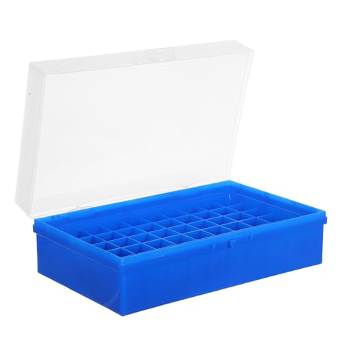 Boîte à flacons plastique 60 places avec couvercle transparent UKCOCO