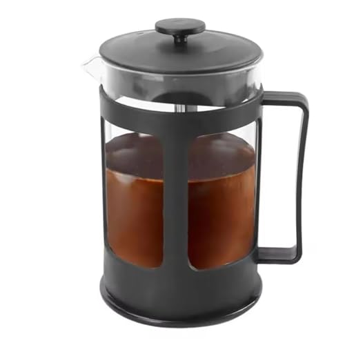 wasinon Cafetera de acero inoxidable con filtro, resistente al calor, antioxidante, multifuncional, con asa, para hacer café (1000 ml)