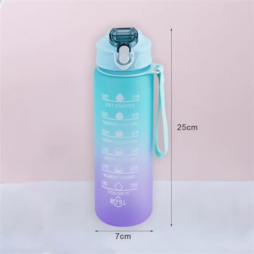 Bouteille d'eau de sport anti-fuite de 900ml pour une hydratation sans risques - 8