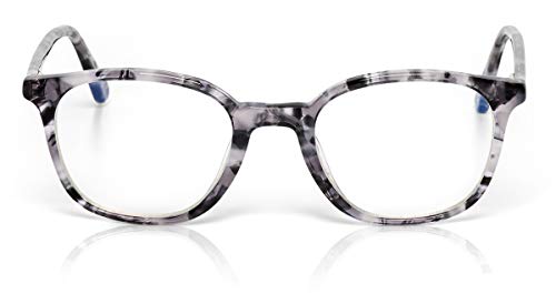 Review TrueDark Daylights Grey Tortoiseshell Pro Blue Light Blocking Glasses - Protect Your Eyes from Harmful Junk Light