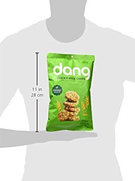 Dang Sticky Rice Chips, Coconut Crunch, 3.5 oz (1 Count), Gluten Free Rice Crisps thumbnail 2