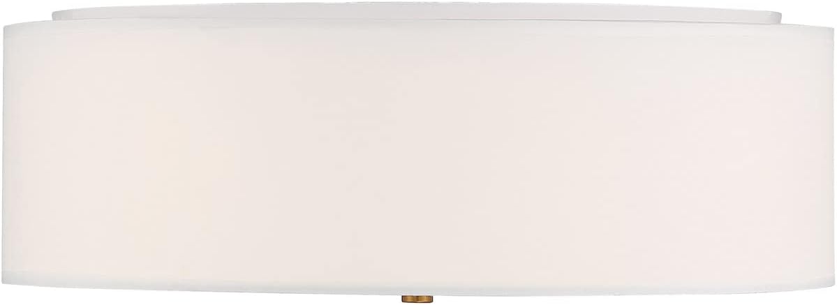 Access Lighting Mid Town 18" LED Flush Mount - Antique Brushed Brass