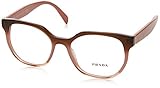  Prada 0PR 02UV, Monturas de Gafas para Mujer, Marrón (Gradient Bordeaux), 52
