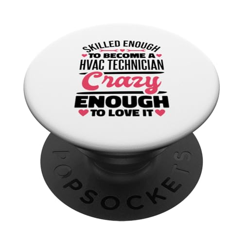 Hvac Technician Skilled Enough for Hvac Tech Repair PopSockets Standard PopGrip