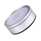 FIXOSHEE LED Touch Sensitiver Lampenfuß Doppel Rundes Design für Tischlampe Zuhause Bar Dekoration USB Batteriebetrieb Einfache Bedienung Stilvoll und Praktisch