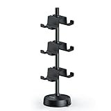 MANMUVIMO Headphone Controller Storage Stand Holder with Anti-Slip Stable Suction Cup 3 Tiers, Universal Storage Display Stand for Desk Compatible for PS5/PS4/Xbox Series/Xbox One