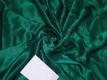 Satin de soie 100% naturel vert 120g pour haute couture