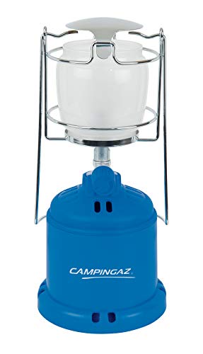 Campigaz Lampe à Gaz 206 L, Lanterne de Camping Portable, 80 W, fonctionne avec la Cartouche Perçable Campingaz C 206