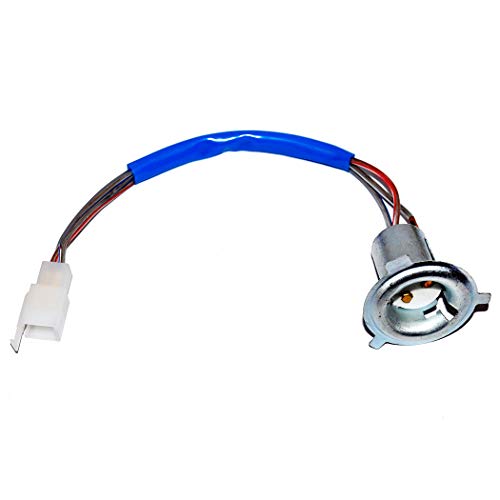 Lron lamp holder BA20d bulb light Halogen Lamp Motorcycle ATV Scooter headlights