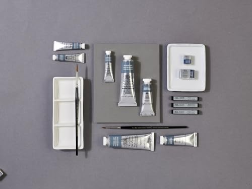 Image of Winsor & Newton Professional Water Colour 37 ML - Payne's Gray (465) - Finely Pigmented, Vibrant, Vivid & Intermixable Artists' Water Colour Paints - More Colours Available