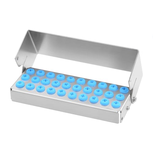 Organizador de fresas de acero inoxidable 3 piezas 30 agujeros miniatura 5