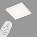Produktbild Briloner Leuchten - LED Panel, LED Deckenlampe dimmbar, rahmenlos, Farbtemperatursteuerung, RGB, inkl. Fernbedienung, 16 Watt, 1.800 Lumen, Weiß, 295x295x57mm (LxBxH)