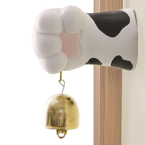 Timbres para casas y apartamentos - Magnéticos lindos decorativos para el hogar, pata de gato, campana, campana, campana, campana, campana, para amantes de las mascotas, propietarios de tiendas