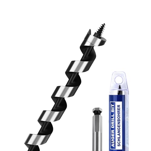 3/4" X 39.37" Auger Bit for Wood, 19x1000mm Extra Long Auger Drill Bit