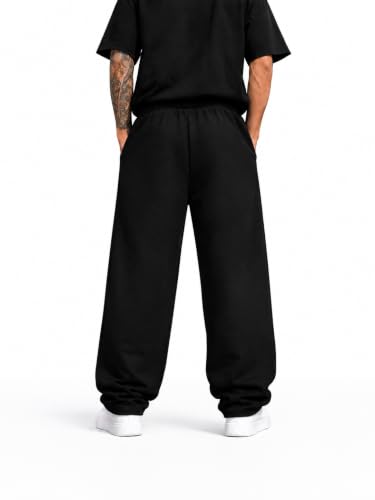 Generic Boys Baggy Cargo Pants Black Classic Black - Image 3