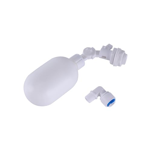 Kit de válvula flotante de tubo de 1/4 ajustable para tanque de agua 4