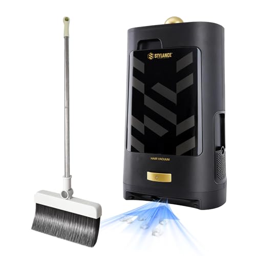 STYLANCE Touchless Vacuum Automatic Dustpan, Fast Function - for Sweeping Salon Home Pet Kitchen Dust Debris Hair, Automatic Infrared Sensors, Corded Canister Vacuum, 1400 Watt (Gold)