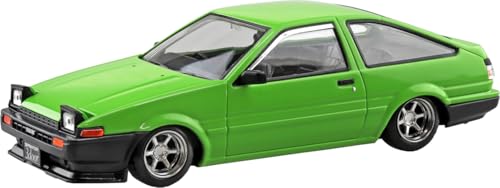 Aoshima Toyota Sprinter Trueno 1:32 vert, kit de modélisme automobile à monter