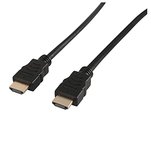 NÖRDIC HDMI-N0150 Cable, HDMI 1.4 High Speed with Ethernet 4Kx2K 30Hz, 10.2Gbps ARC 3D Dolby TrueHD, Black, 15 m Length