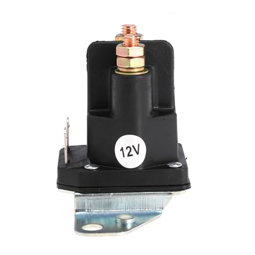 Kicofyee 725-06153A 725-06153 Starter Solenoid Relay Compatible with Cub Cadet XT1 XT2 Enduro RZT LT1 ZT1 ZT2 Lawn Mower MTD 762-1261-211-51 762-1261-211-50 Lawn Mower Tractors