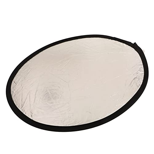 Disc Light Reflector, Portable 11.8 Inch 2 In 1 Gold Silver Photo Reflector Light For Photography #TOP3