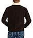 LP-FACON Men’s Rick Andrew S5 Sherpa Collar Suede Leather Jacket - Dark Brown Vintage Winter Leather Jacket