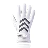 スキーグローブ 防寒グローブ 防水 スノーボード 厚手 裏フリース 防風 保温防寒 滑り止め 調節できるベルト付き バイク ウィンター 除雪作業 登山 雪遊び 白