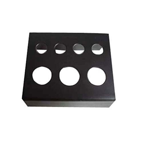 Yooyg Tattoo Ink Cup Holder,Professional 7 Holes Stainless Steel Tattoo Ink Cup Bracket, Pigment Holder Stand,for Tattoo Makeup Tattoo - Image 2