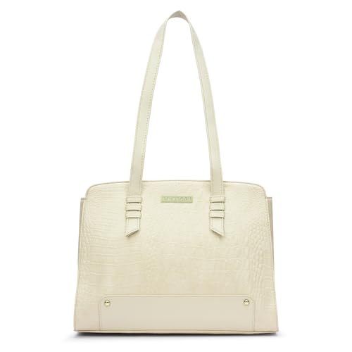 Image of Caprese Sansa Large Satchel Shoulder Bag for Women with Multiple Compartments & Zipper Closure | Versatile Shoulder, Crossbody & Handheld Bag for Work, Travel, and Everyday Use