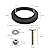12524 RV Toilet Seal Closet Bolt kit for Thetford RV Toilet Seal Parts Replacement,Compatible with Thetford Aqua Magic IV V VI Style Lite Aqua Magic Style Plus
