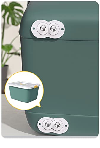 4 Pcs White Mini Self Adhesive Caster Wheels, With 4 Stainless Steel Rolling Balls,360°Rotation Self Adhesive Caster Wheels, Stainless Steel Rollers Universal Wheel For Trash Can, Furniture, #TOP3