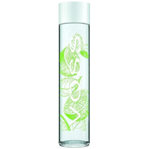 VOSS Lime Mint Sparkling Flavoured Water, Voss Sparkling Water, 375ml Glass Recyclable Bottle