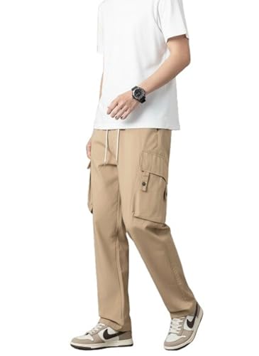 Lymio Cargo for Men || Cotton Cargo Pant || Drawstring Waist Pant...