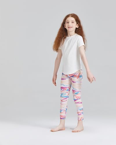 Girls Rash Guard 2-Piece Swimsuit Set Short Sleeve Quick Dry with UPF 50+ Sun Protection3