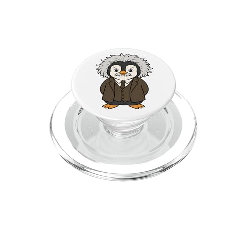 PopSockets PopGrip MagSafe Physicien Pingouin support téléphone physique théorique nerd