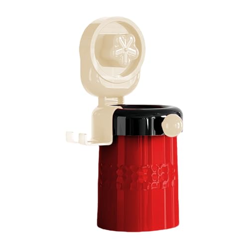 磁気歯ブラシホルダー,吸盤壁掛け ドリル不要 家庭用収納,浴室 歯ブラシ カップ ホルダー | 浴室 ミラー 棚 ガラス 装飾 旅行 デスクトップ 仕事 学校 寮部屋用