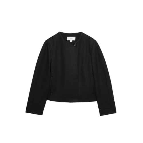 Image of Marks & Spencer Round Neck Full Sleeves Regular Fit Solid Jacket