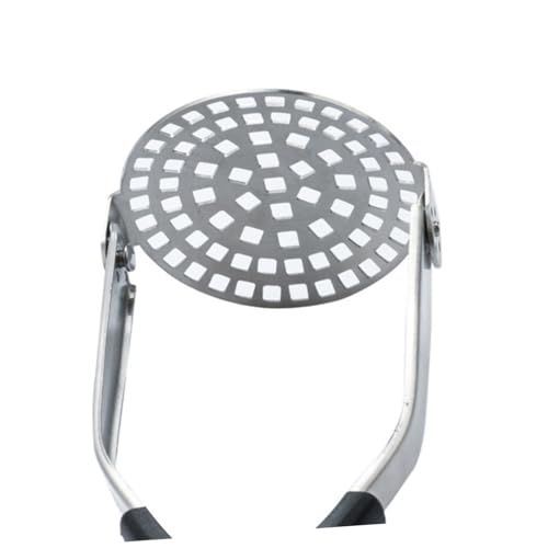 Kartoffelstampfer, Knoblauchpresse, Edelstahl, Karottenpresse, Kartoffelstampfer, Kartoffelpresse, Stampfer, Ton, Süßkartoffel (Color : As Shownx2pcs, Size : Mediumx2pcs)