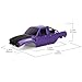 SCX24 Body, 1/24 Pickup Hard Body Shell with Bed Rack, RC Truck Body for Axial SCX24 C10 Bronco Wrangler Base Camp 4Runner, Scale RC Crawler Accessories (Purple)