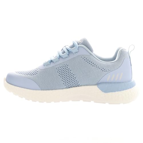 Propét Women's B10 Usher Sneakers, Powder Blue, 9 X-Wide US Close-up of the Propét Women's B10 Usher Sneakers' cushioned footbed and padded tongue