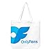 OnlyFans Canvas Tote Bag (White)