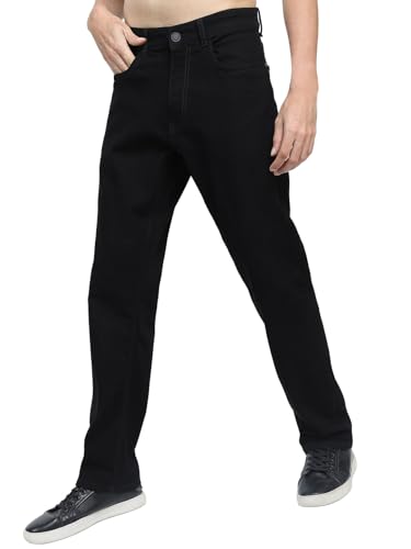 Image of Highlander Men's Straight Fit Jeans | Regular Length | Mid Rise | Jeans Pant for Man