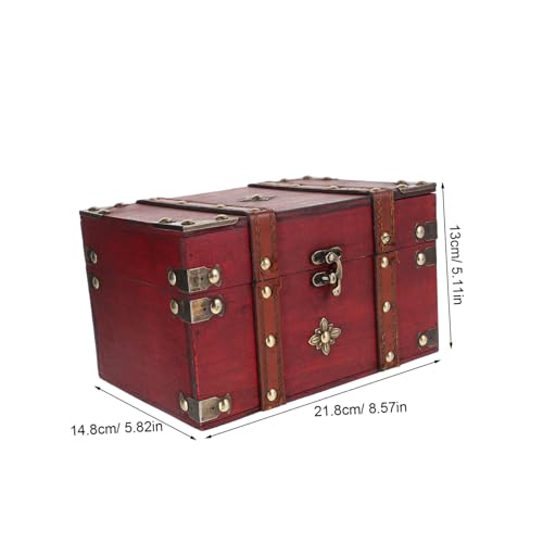 Boîte à clés pratique pour bureau coffret rangement bois de table - 3