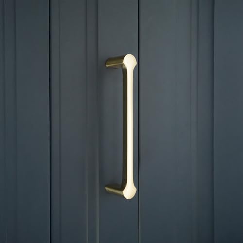 Tiradores de latón de alta calidad y diseño pulido Infinity Decor para puertas y armarios 3