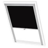 Verdunkelungsrollo Schwarz CK04, Rollo Verdunkelung Sichtschutz Sonnenschutz für Fenster Schlafzimmer Wohnzimmer133515