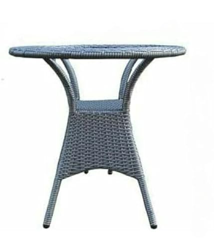 Image of 2+1 Outdoor Indoor Patio Furniture Sets PVC Wicker Chair Patio Set Conversation Set Poolside Lawn Chairs Balcony Outdoor Garden Furniture Chair (Gray) 48 x 48 x 78 Cm