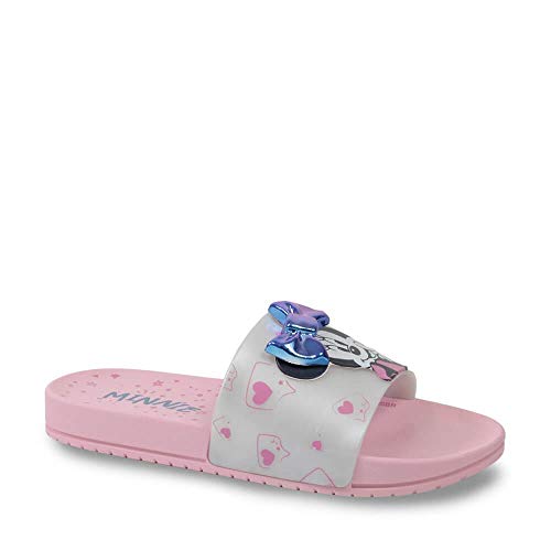 Chinelo Infantil Minnie Disney Fashion Fun Laço Slide Menina